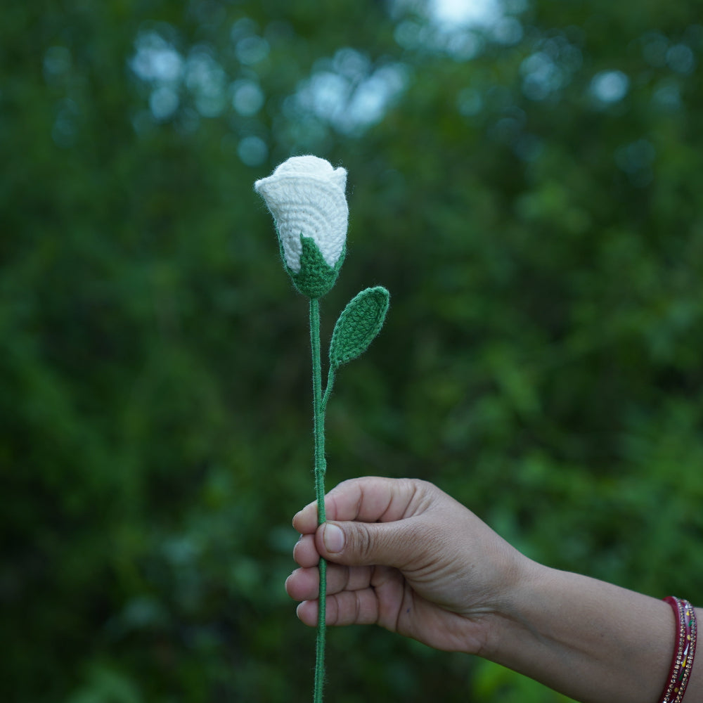 Rose Flower | Handmade Crochet Festival Decoration | Artisan Made In India | Eco-Friendly| 100% Cotton |