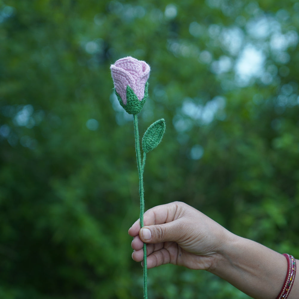 Rose Flower | Handmade Crochet Festival Decoration | Artisan Made In India | Eco-Friendly| 100% Cotton |