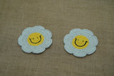 Smiley Tea Coaster | Handmade Crochet Festival Decoration | Artisan Made In India | Eco-Friendly| 100% Cotton |