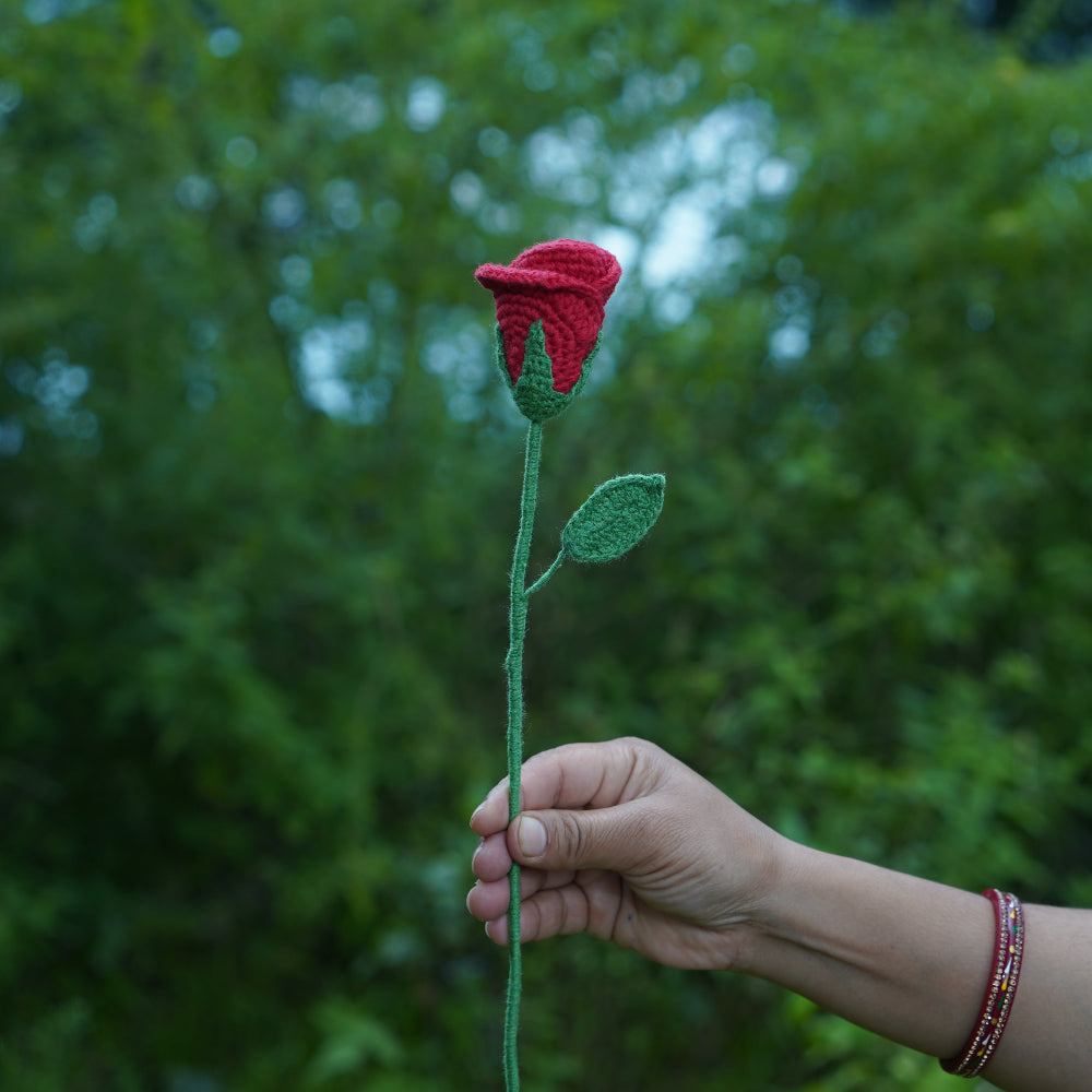Rose Flower | Handmade Crochet Festival Decoration | Artisan Made In India | Eco-Friendly| 100% Cotton |