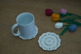 Flower Tea Coaster | Handmade Crochet Festival Decoration | Artisan Made In India | Eco-Friendly| 100% Cotton |