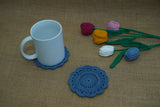 Flower Tea Coaster | Handmade Crochet Festival Decoration | Artisan Made In India | Eco-Friendly| 100% Cotton |