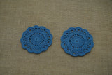 Flower Tea Coaster | Handmade Crochet Festival Decoration | Artisan Made In India | Eco-Friendly| 100% Cotton |