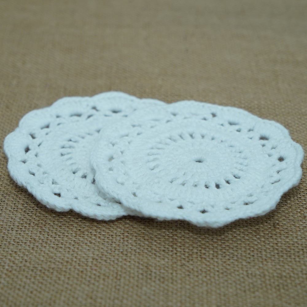 Flower Tea Coaster | Handmade Crochet Festival Decoration | Artisan Made In India | Eco-Friendly| 100% Cotton |