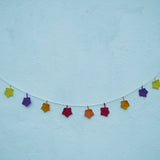 Colorful Leaf Toran | Handmade Crochet Festival Decoration | Artisan Made In India | Eco-Friendly| 100% Cotton |Taran