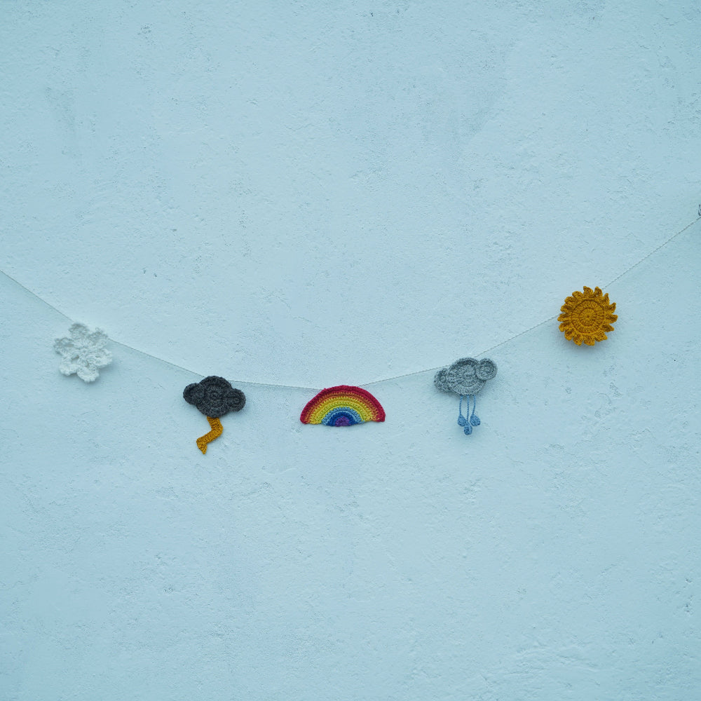 Seasons Toran | Handmade Crochet Festival Decoration | Artisan Made In India | Eco-Friendly| 100% Cotton | Toran