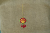 Shubh Labh Dangler | Handmade Crochet Festival Decoration | Artisan Made In India | Eco-Friendly| 100% Cotton |