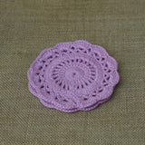 Flower Tea Coaster | Handmade Crochet Festival Decoration | Artisan Made In India | Eco-Friendly| 100% Cotton |