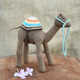 Camel Soft Plush Toy | Toys For Kids | Handmade Infant Soothe Toys | Artisan Made In India | Amigurumi Toys | 100% Cotton | Crochet Cuddle Toys