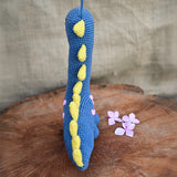 HN Dino Stuffed Plush Toy | Toys For Kids | Handmade Infant Soothe Toys | Artisan Made In India | Amigurumi Toys | 100% Cotton | Crochet Cuddle Toys
