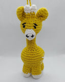 Cozy Giraffe Plush Stuffed Toy | Yellow | Toys For Kids | Handmade Infant Soothe Toys | Artisan Made In India | Amigurumi Toys | 100% Cotton | Crochet Cuddle Toys